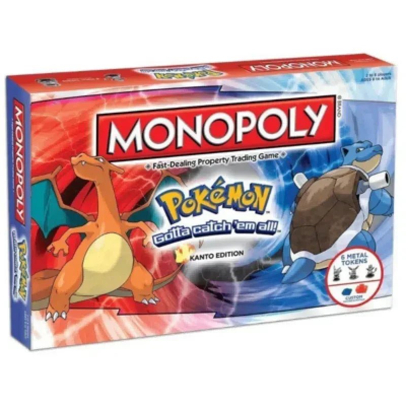 Newest English Version Pokemon Pikachu Monopoly Real Estate For Adults And Children 2 - 6 People Party Birthday Game Kid Gifts - Kenner House Emporium