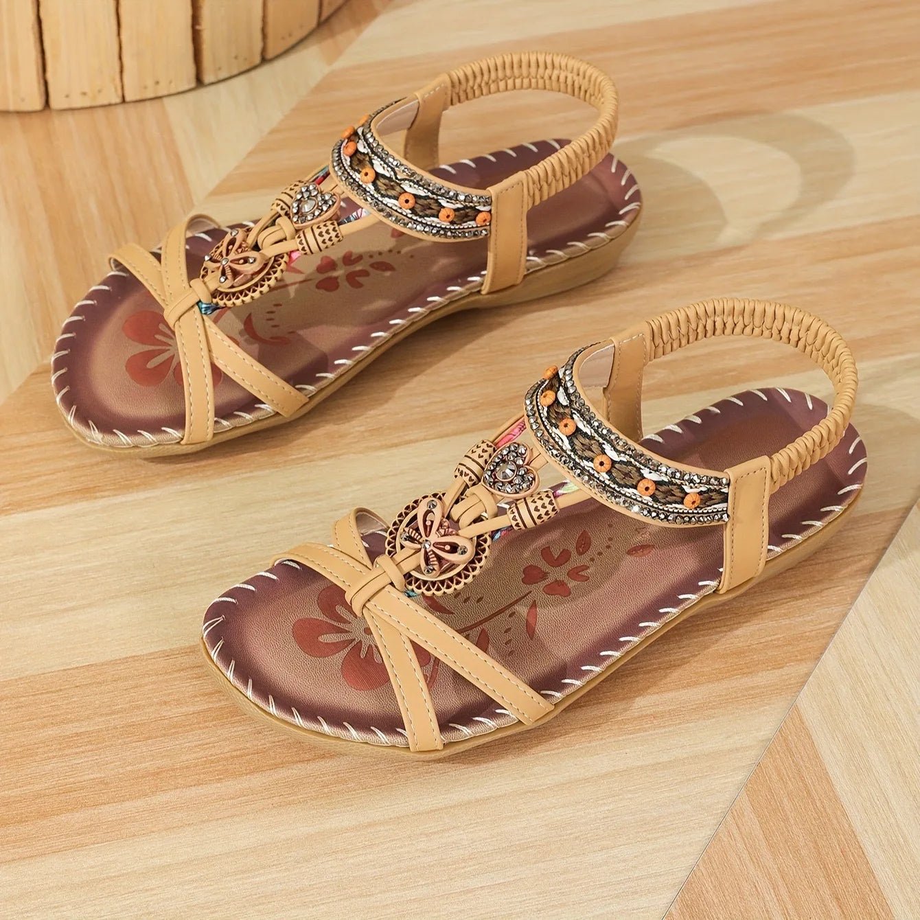 Women's Sandals Bohemian Sandals Outdoor Soft Sole Beach Sandals Platform Lightweight Women Casual Shoes Flat Plus Size Sandal - Kenner House Emporium