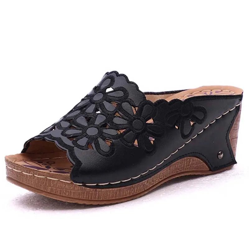 Sandals Shoes Women Summer Comfortable Women Shoe Slides Shoes Woman Wedge Walking Shoes Party Female Footwear Slippers Woman - Kenner House Emporium