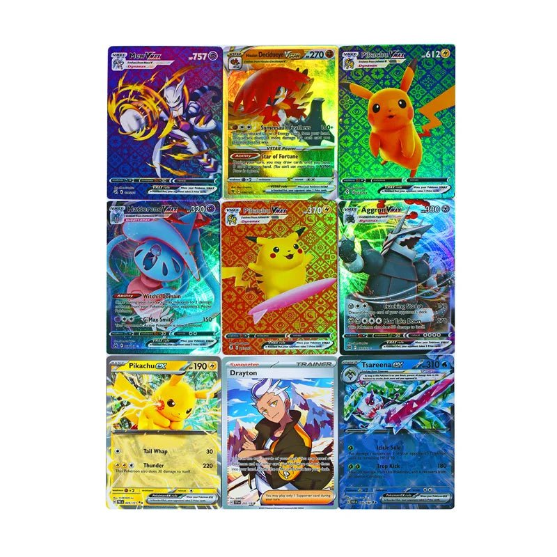 360Pcs Pokemon Card MEGA EVOLUTION Lucario Prismatic Evolutions Game Cartoon English Booster Battle Transaction Card Gift - Kenner House Emporium