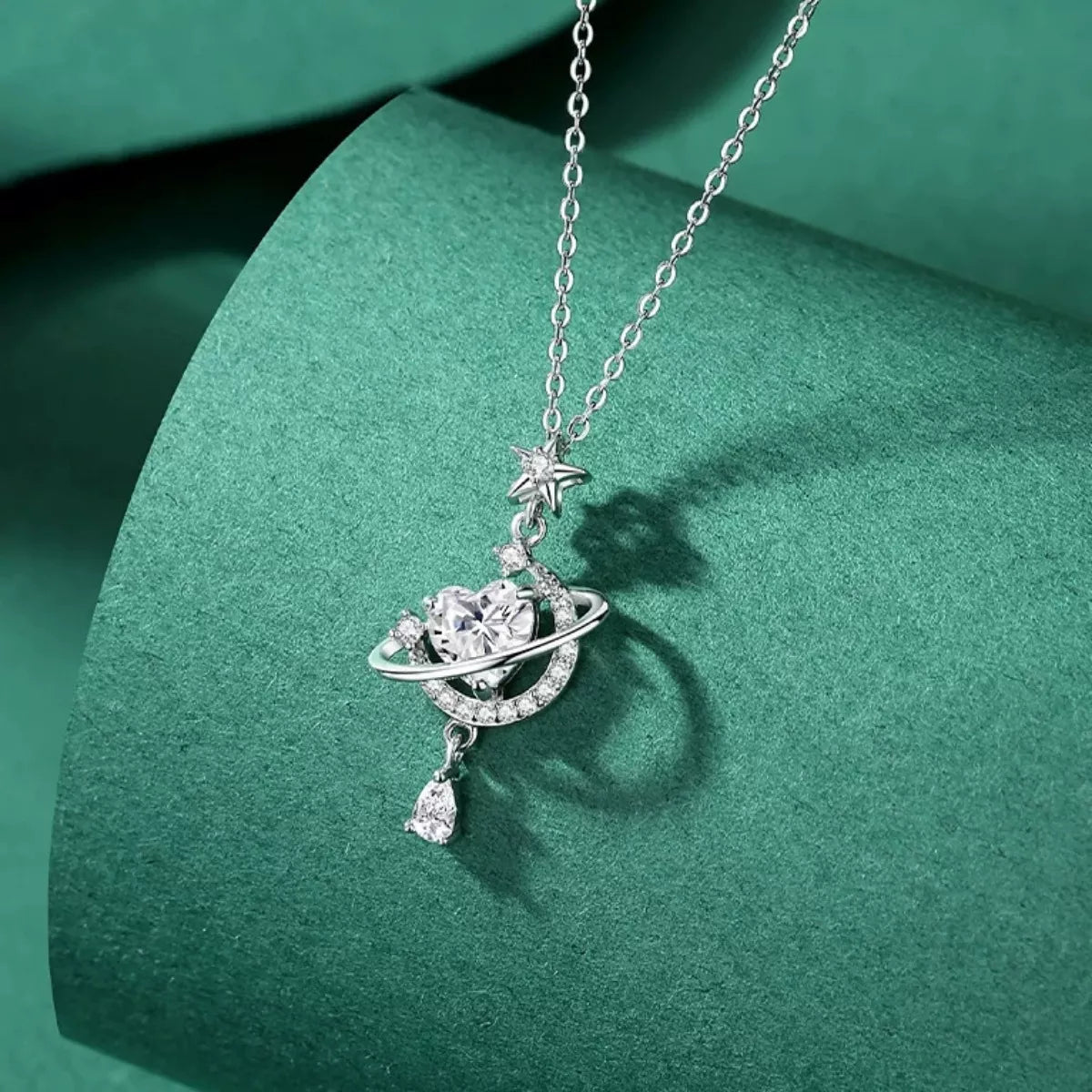 Planet Heart Pendant Necklace - Kenner House Emporium