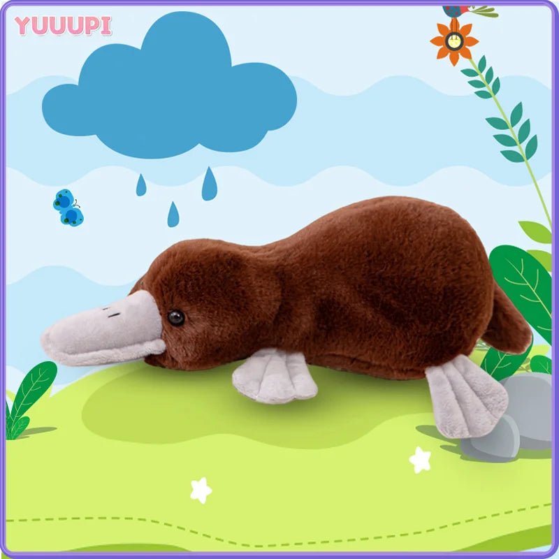 Platypus Plush Toys Simulation Stuffed Animals Prone Posture Dolls Soft Pillow Cartoon Toy Kawaii Home Decor Kids Birthday Gifts - Kenner House Emporium