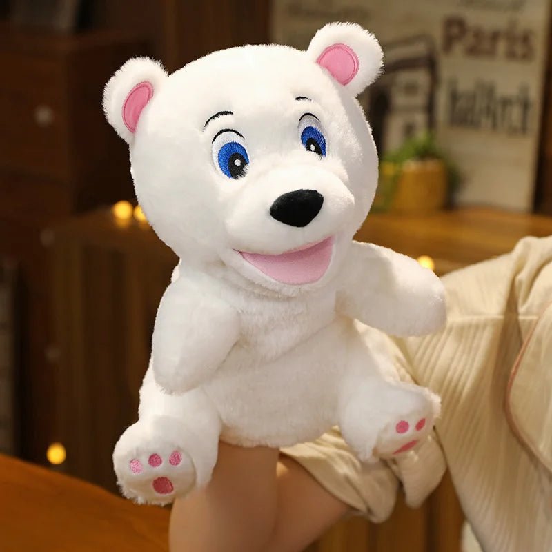Stuffed Plush Animals Toys Hand Finger Puppet Kawaii Dolls Educational Baby Toys Learning & Education Monkey Tiger Children Gift - Kenner House Emporium