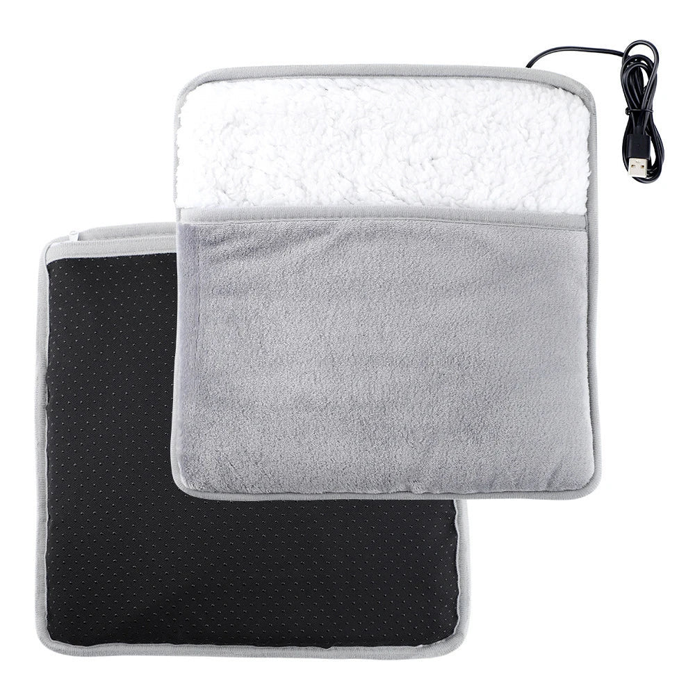 Foot Warmer Winter Electric Foot Heating Pad Soft Flannel Washable Foot Warmer Constant Temperature Heating Foot Warming Mat - Kenner House Emporium