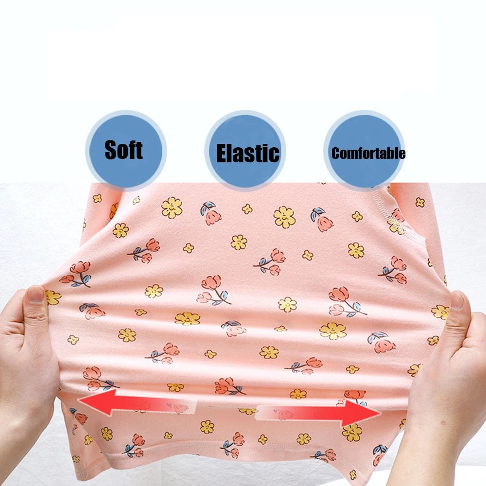 2 - Piece Set Soft Cotton Pajamas Children Boys Girls Baby Spring Autumn Cartoon Long Sleeve Home Sleepwear Set 2 - 10Y - Kenner House Emporium