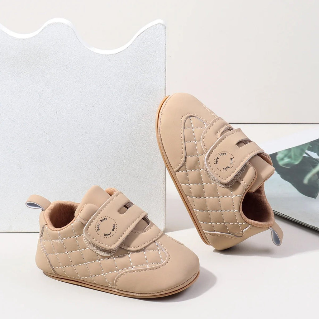 Spring And Autumn Baby Boys And Girls First Walking Toddler Shoes With PU Leather and TPR Sole - Kenner House Emporium