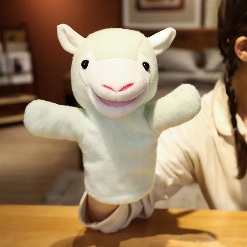 Stuffed Plush Animals Toys Hand Finger Puppet Kawaii Dolls Educational Baby Toys Learning & Education Monkey Tiger Children Gift - Kenner House Emporium