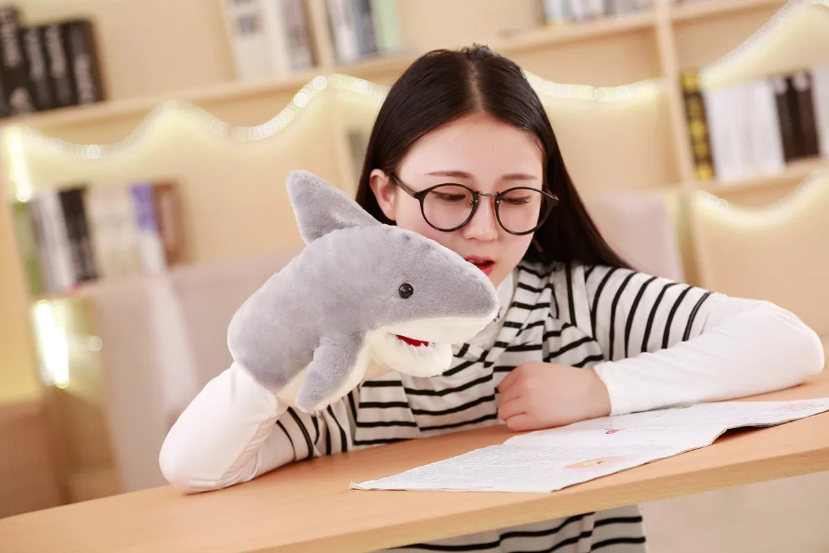 Stuffed Plush Animals Toys Hand Finger Puppet Kawaii Dolls Educational Baby Toys Learning & Education Monkey Tiger Children Gift - Kenner House Emporium