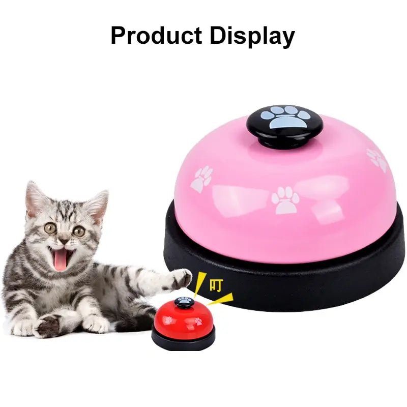 1pc Pet Toy Training Dinner Small Bell Footprint Dog Toys for Teddy Puppy Pet Call Puppy Accessories Pet Toys - Kenner House Emporium
