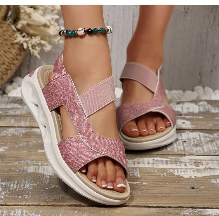 Women's Sandals Casual Summer Women Sandals Soft Heels Sandalias De Mujer 2025 New Summer Shoes Woman Mix Color Footwear Female - Kenner House Emporium