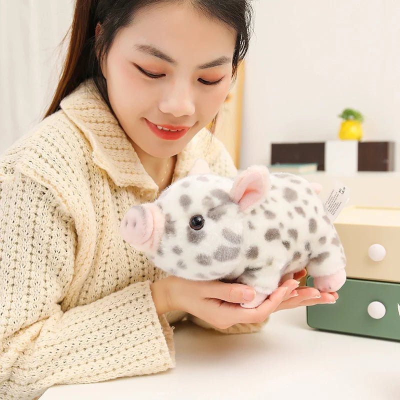 Stuffed Bunny Cloth Dress Toys Smoothing Toy for Infant Cuddling sleep doll for Girls Handmade Diversity Brown Rabbit Plushie - Kenner House Emporium