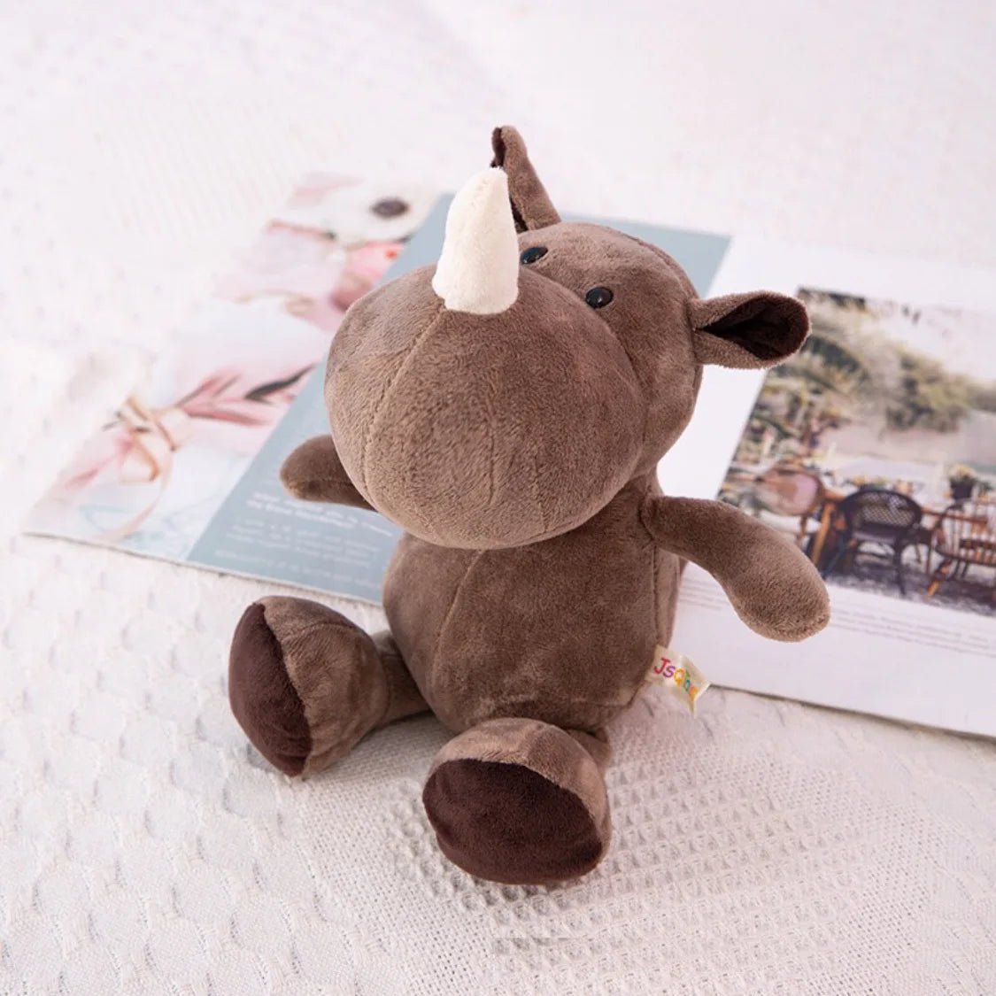 Jungle Animal Stuffed Toys Forest Animals Soft Plush Dog Zebra Elephant Lion Fox Giraffe Kid Playmate Doll Christmas Gifts - Kenner House Emporium