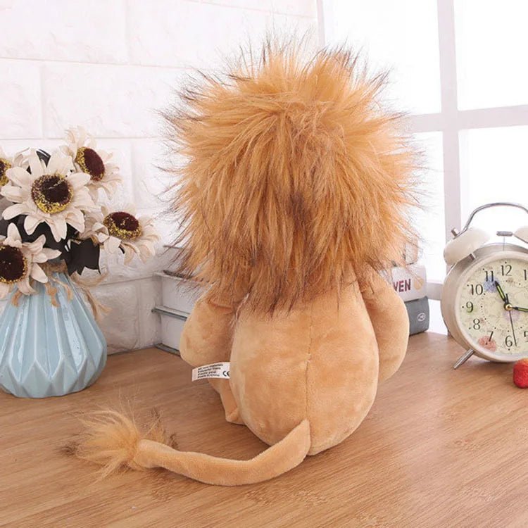 Stuffed Plush Animals Toys Soft Dolls Jungle Lion Elephant Tiger Dog Fox Monkey Deer Children Gift Kawaii Baby Kids Hobbie Toys - Kenner House Emporium