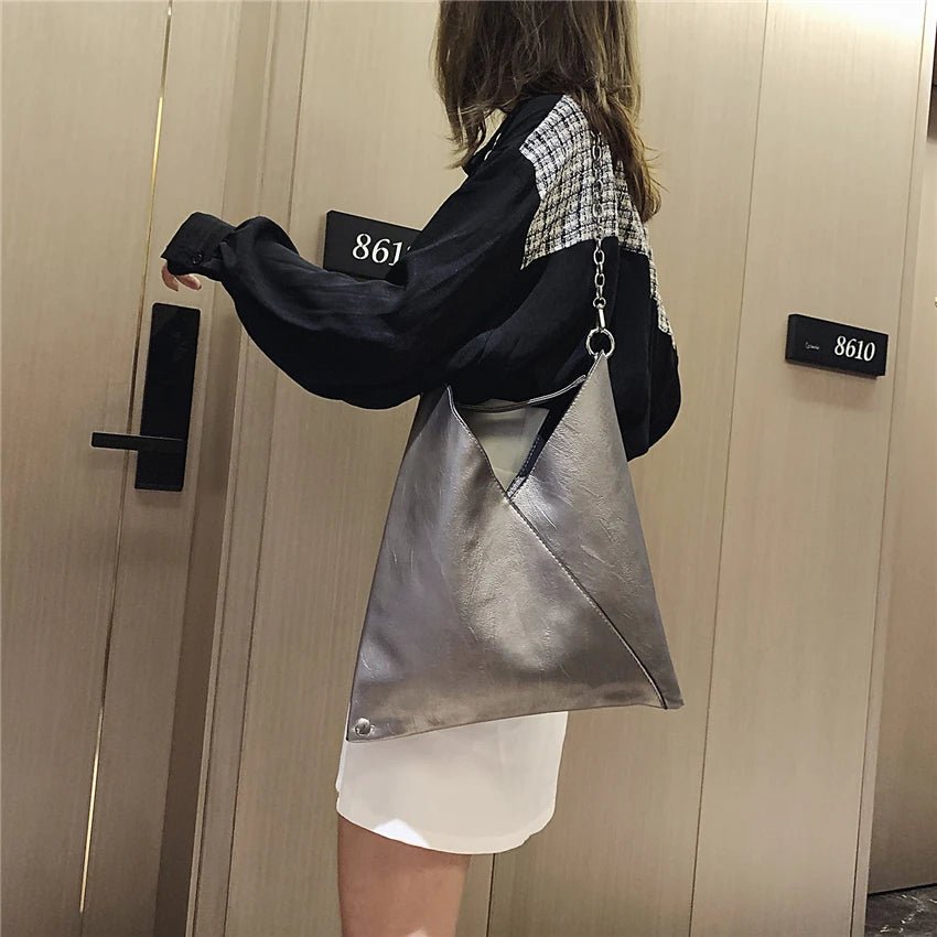 Fashion Leather Handbags for Ladies Luxury Handbags Women Bags Designer Large Capacity Tote Simple Chain Shoulder Bag Female - Kenner House Emporium