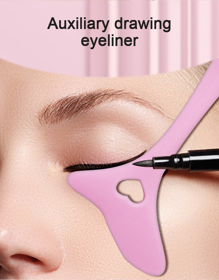 Silicone Eyeliner Stencils - Wing Tips, Mascara, Lipstick, Cream Mask Applicator - Makeup Beauty Tool for Perfect Application - Kenner House Emporium