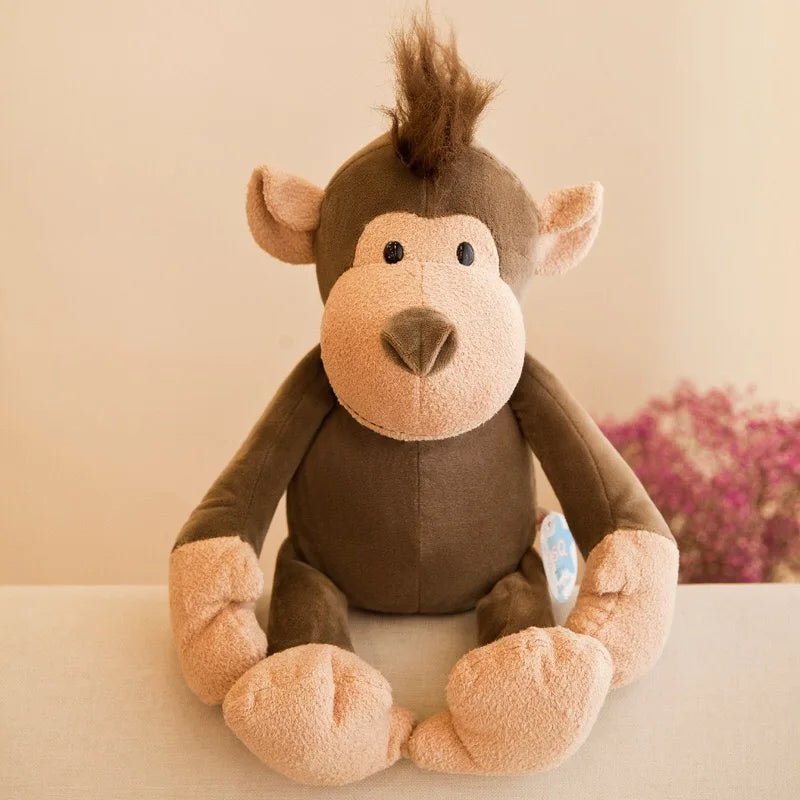 Jungle Animal Stuffed Toys Forest Animals Soft Plush Dog Zebra Elephant Lion Fox Giraffe Kid Playmate Doll Christmas Gifts - Kenner House Emporium