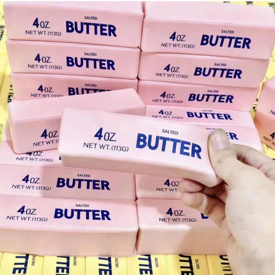 Squishy Toys BUTTER Texture Kids Adults Funny Relieve Stress Tool Birthday Party Gift Favor Food Grade Silicone - Kenner House Emporium