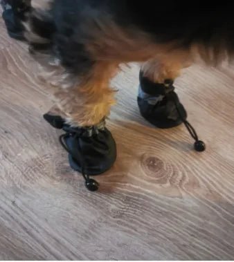 4pcs/set Waterproof Pet Dog Shoes Anti - slip Rain Boots Footwear for Small Cats Dogs Puppy Dog Pet Booties Pet Paw Accessories - Kenner House Emporium