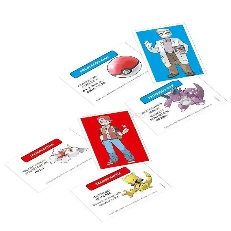 Newest English Version Pokemon Pikachu Monopoly Real Estate For Adults And Children 2 - 6 People Party Birthday Game Kid Gifts - Kenner House Emporium