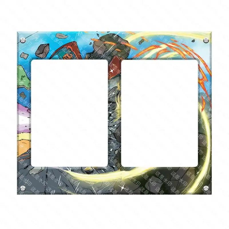Pokemon Anime Classics Game Collection Display Stand Charizard Mewtwo Latias Self Made Acrylic Extended Painting Stuck Brick - Kenner House Emporium