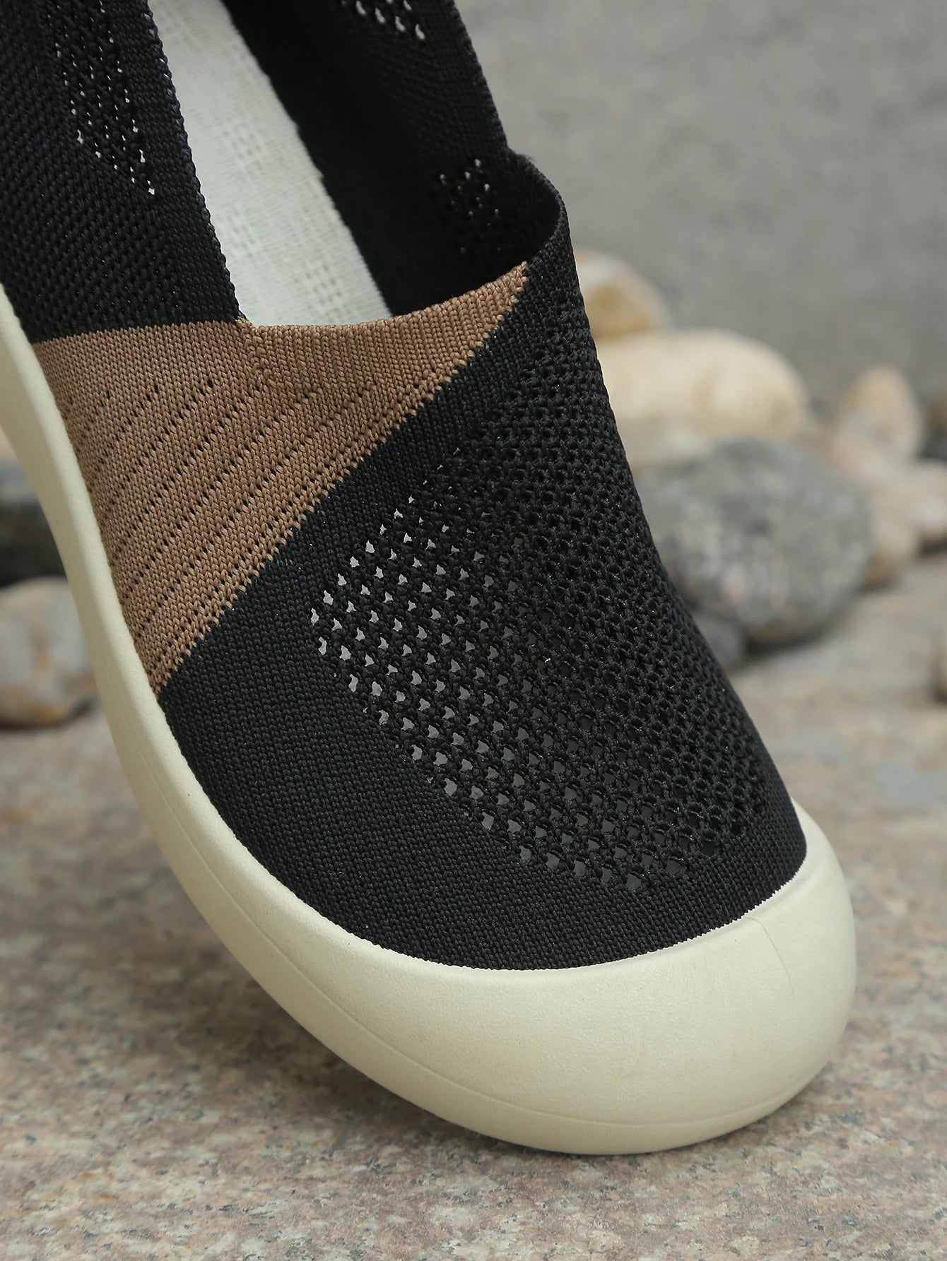 Women's shoes summer 2026 Single Shoes Dual - Tone Breathable Design Petite Fragrance Style Comfortable Footwear shoes woman - Kenner House Emporium