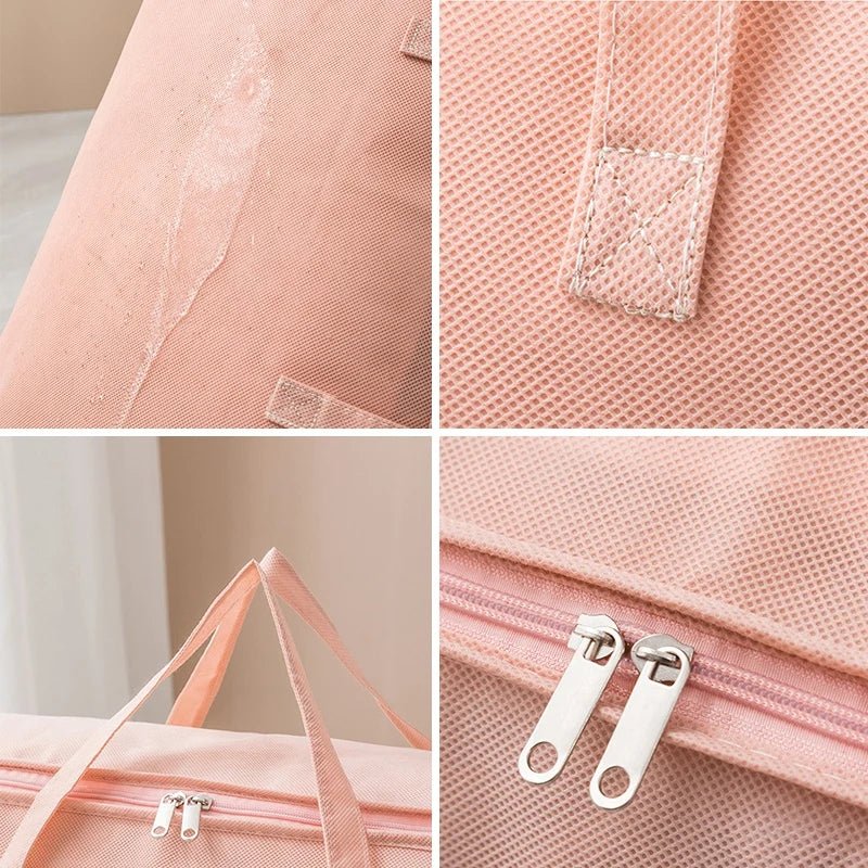 Large Capacity Clothes Storage Bag Waterproof Cabinet Wardrobe Organizer Quilt Pillow Blanket Organizer Dustproof Bedding Storag - Kenner House Emporium