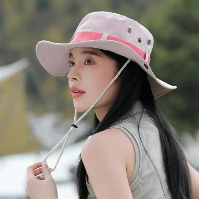 Women Bucket Hat Spring Summer Hats For Women Men Outdoor Sunshade Camping Climbing Sunscreen Bob Cap Foldable Sun Hat New - Kenner House Emporium