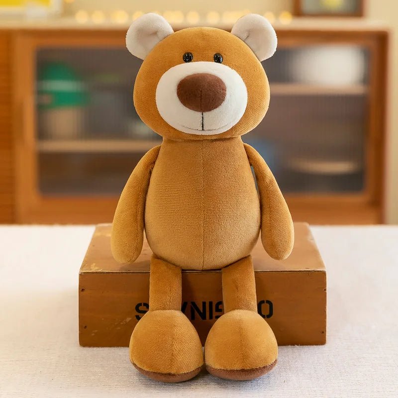 Stuffed Plush Animals Toys Soft Dolls Jungle Lion Elephant Tiger Dog Fox Monkey Deer Children Gift Kawaii Baby Kids Hobbie Toys - Kenner House Emporium