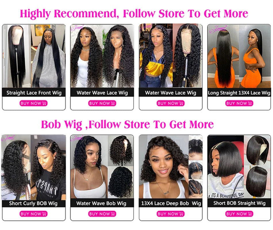 250 Density Wear And Go Water Wave Bob Glueless Wet And Wavy HD Lace Frontal Pre Cut Human Wigs Brazilian Virgin Cheveux Humain - Kenner House Emporium