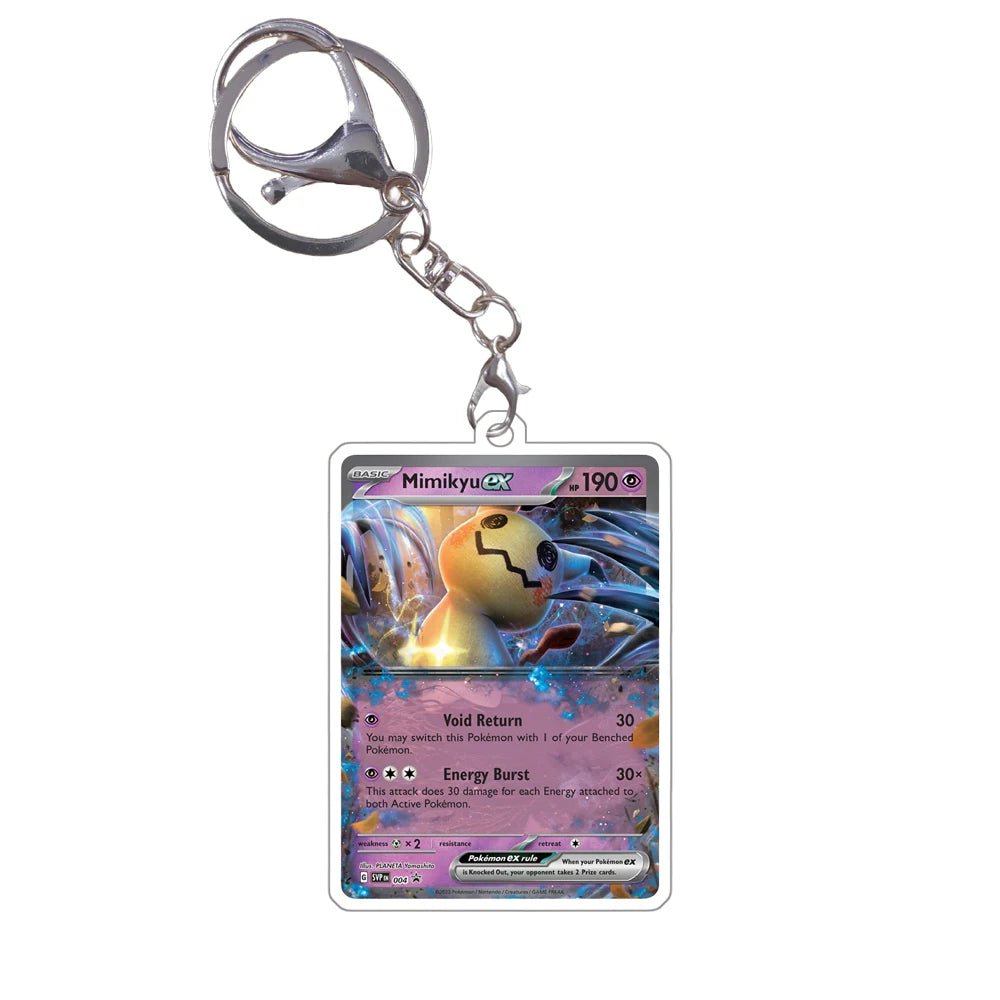 Pokemon Acrylic Small Cards Quaxly Fuecoco Sprigatito Double Sided Pendant Game Props Anime Characters Keychain Game Props Toys - Kenner House Emporium