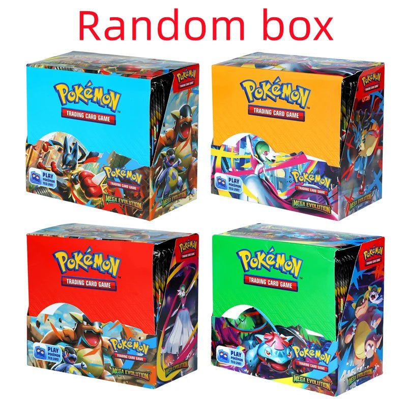 360Pcs Pokemon Card MEGA EVOLUTION Lucario Prismatic Evolutions Game Cartoon English Booster Battle Transaction Card Gift - Kenner House Emporium