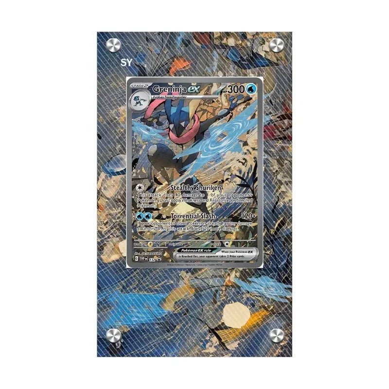 Pokemon Self - Made Acrylic Cartoon Anime Peripheral Articuno Mewtwo Charizard Gengar Wobbuffet Psyduck Kingdra Card Display Stand - Kenner House Emporium