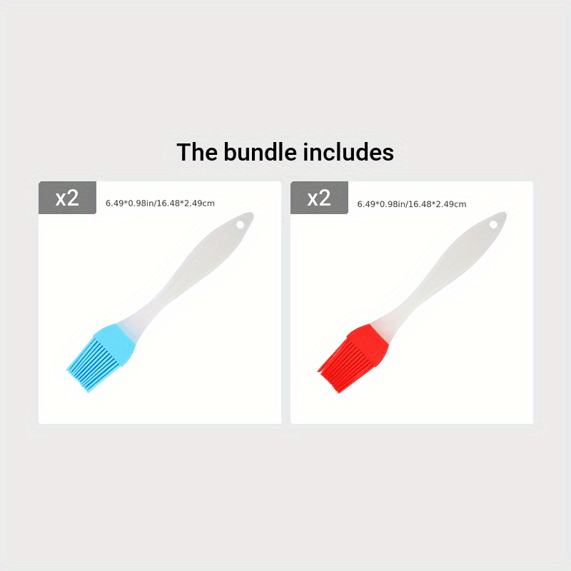 Ergonomic Red Oil Brush - High - Temperature Resistant, Non - Shedding for Effortless Baking & Grilling - Kenner House Emporium