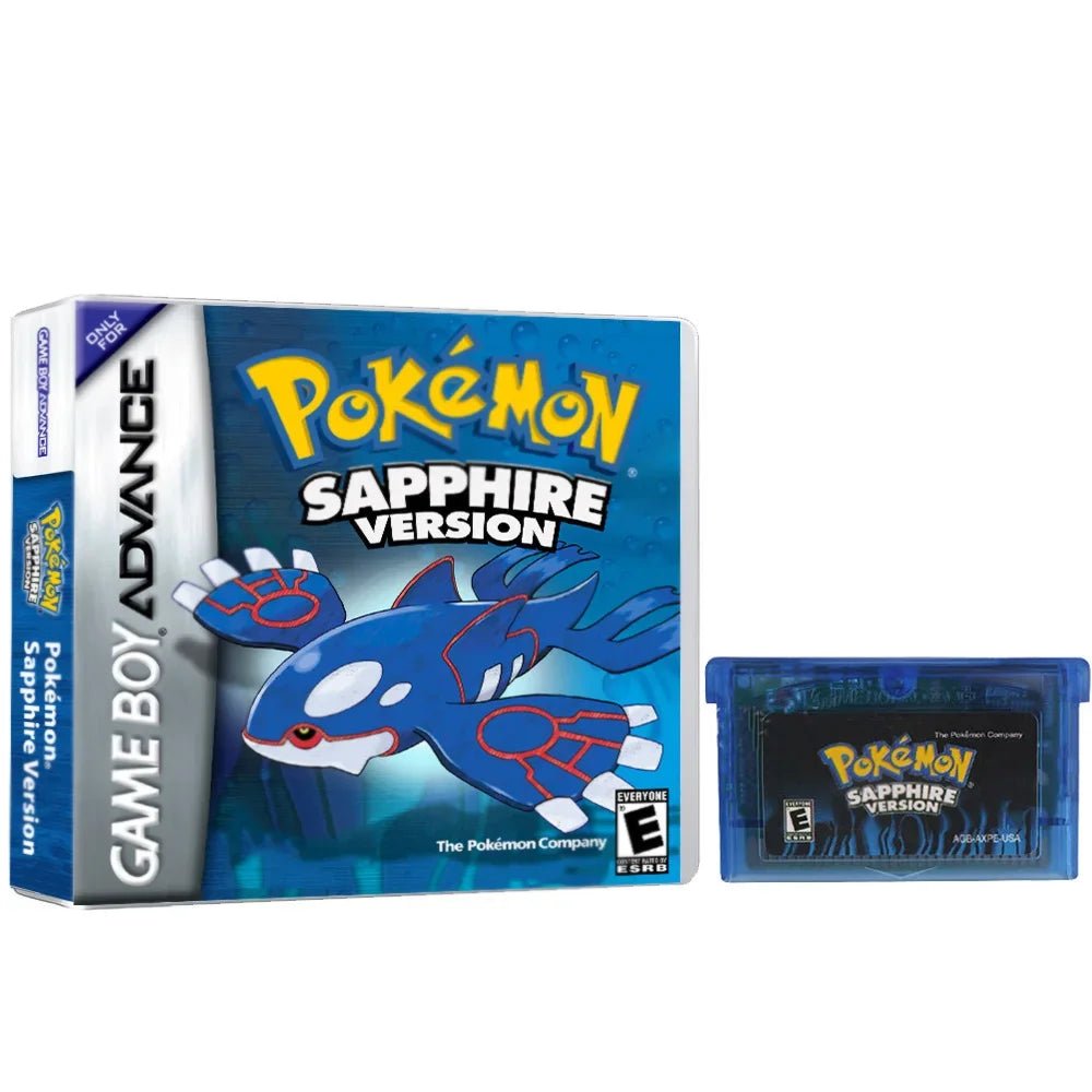 Pokemon Series GBA Game Cartridge In Box Emerald/Ruby/FireRed/Leafgreen/Sapphire No Manual - Kenner House Emporium