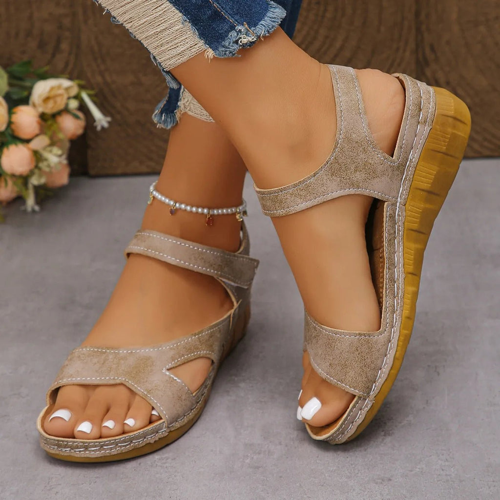 Women Sandals Casual Summer Lightweight Shoes Woman 2025 Summer Low Heels Comfortable Wedges Sandals Women Sandalias De Mujer - Kenner House Emporium