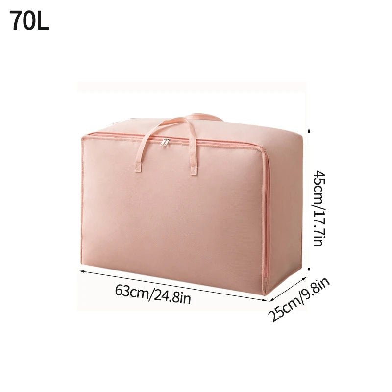 Large Capacity Clothes Storage Bag Waterproof Cabinet Wardrobe Organizer Quilt Pillow Blanket Organizer Dustproof Bedding Storag - Kenner House Emporium