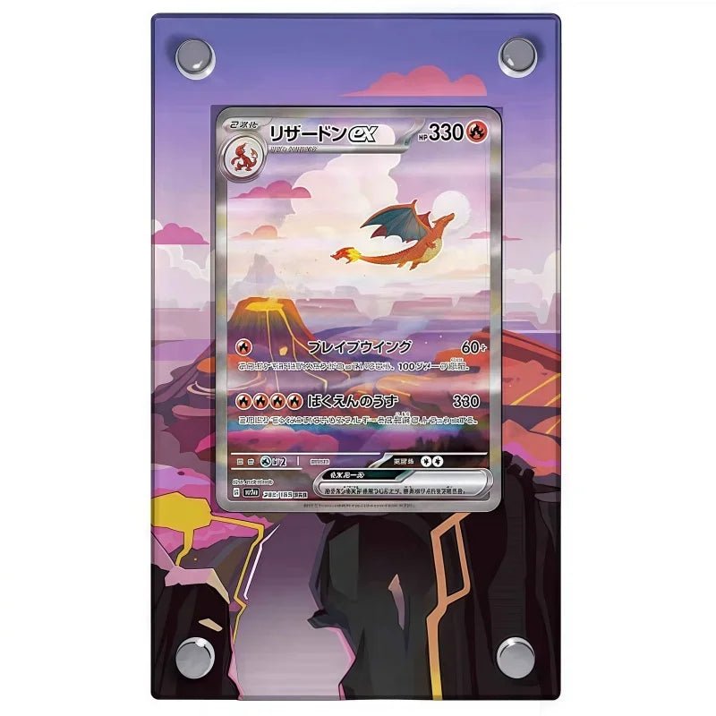 Pokemon Self - Made Acrylic Cartoon Anime Peripheral Articuno Mewtwo Charizard Gengar Wobbuffet Psyduck Kingdra Card Display Stand - Kenner House Emporium