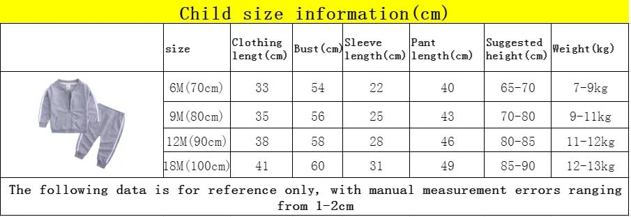 Mickey Baby Girls Boys 2pcs Tracksuit Set Spring Autumn Long Sleeve Zipper Jacket And Pants Outfit for 6 - 18 Months - Kenner House Emporium