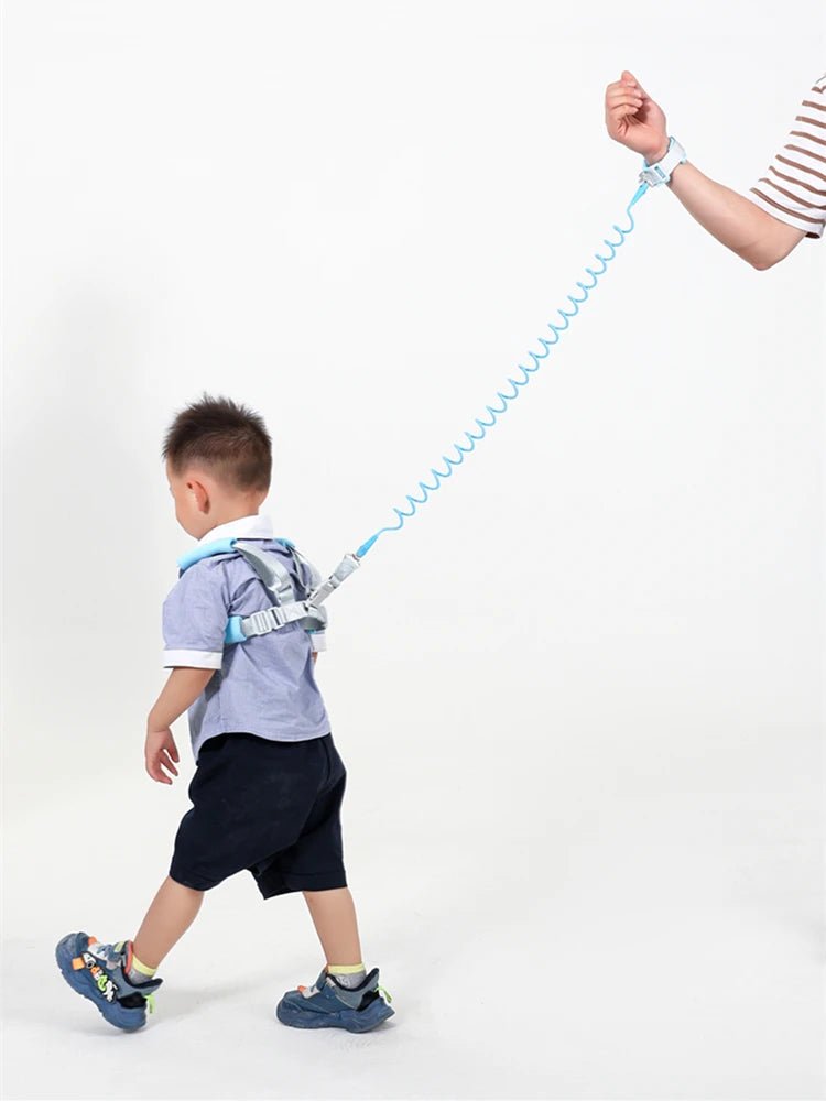 Infants and young children's loss prevention belt traction rope Baby loss prevention bracelet 2m spring rope Walking baby safety - Kenner House Emporium