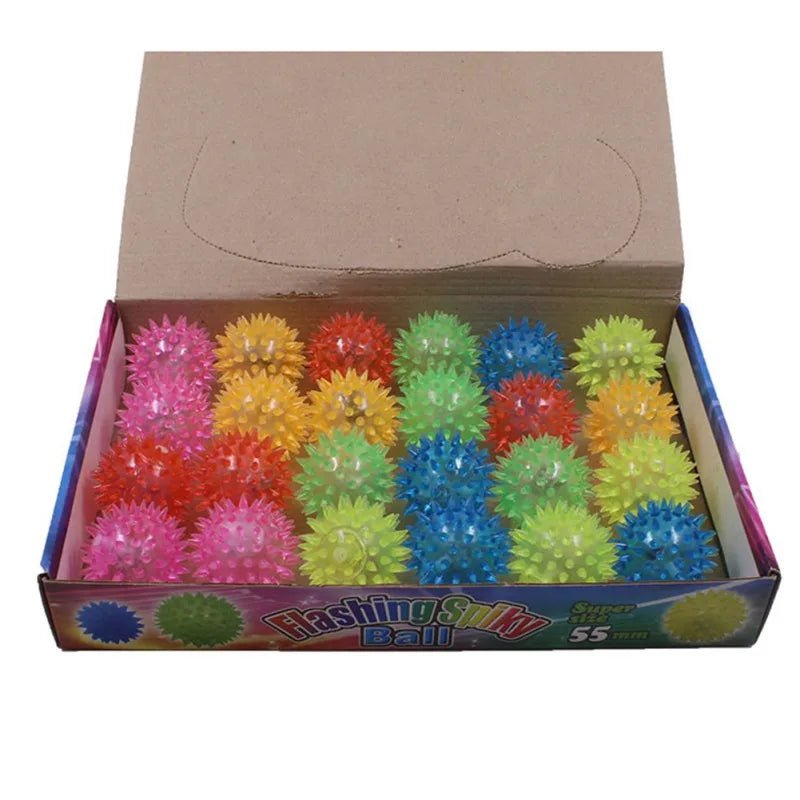 1 Pc Pets Luminous Chew Toy , Bite - Resistant, Vocal, Elastic, Bouncy, Squeaky Balls for Cats Dogs - Kenner House Emporium
