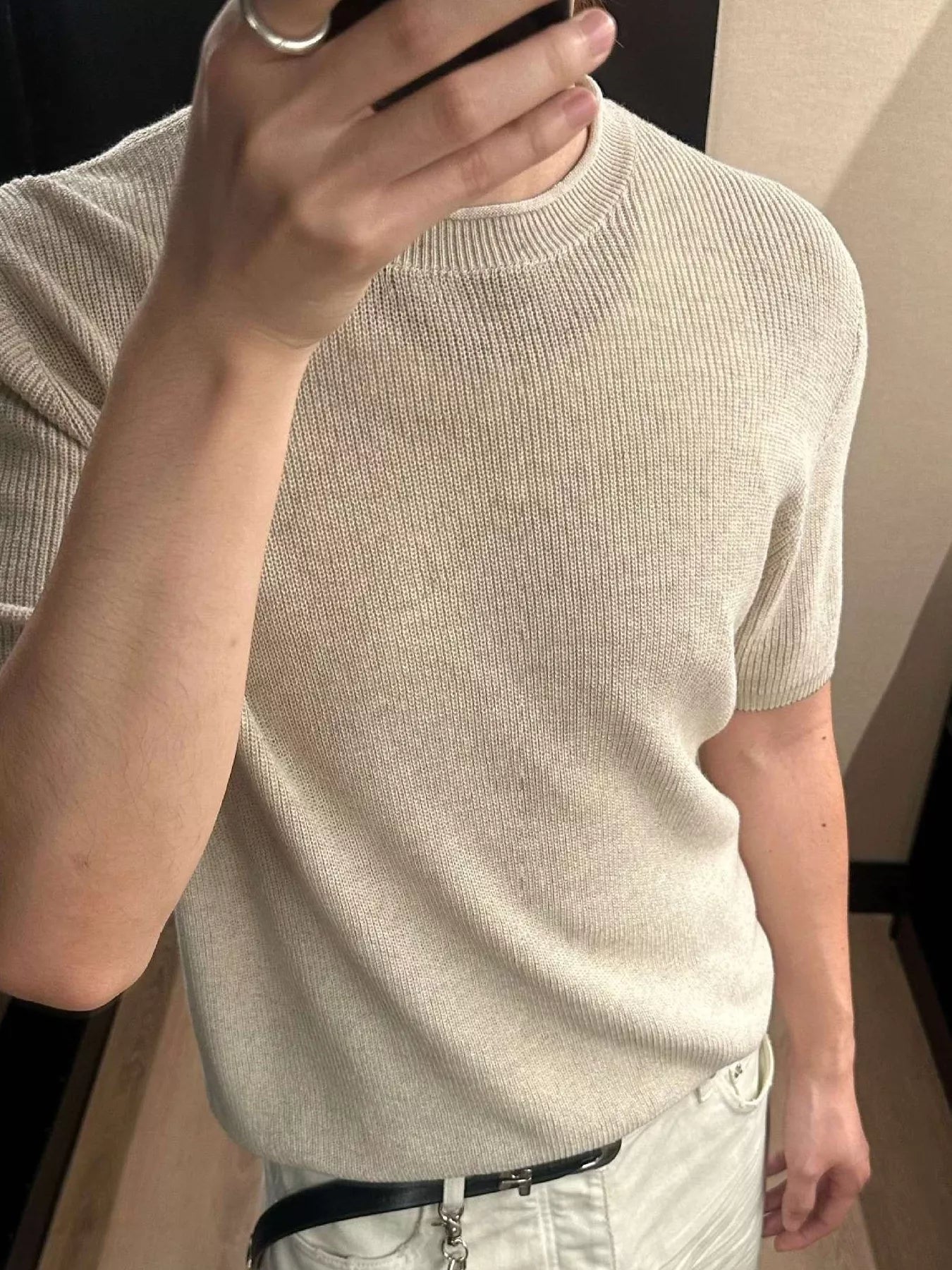 Men's Lightweight Knit Short Sleeve Knit Top - Kenner House Emporium