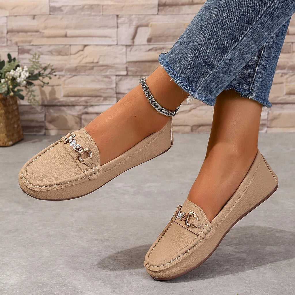 New Women's Casual Slip on Mary Jane Shoes Spring Autumn Fashion Round Toe Solid Soft Sole Flat Loafers Zapatos De Mujer luxury - Kenner House Emporium