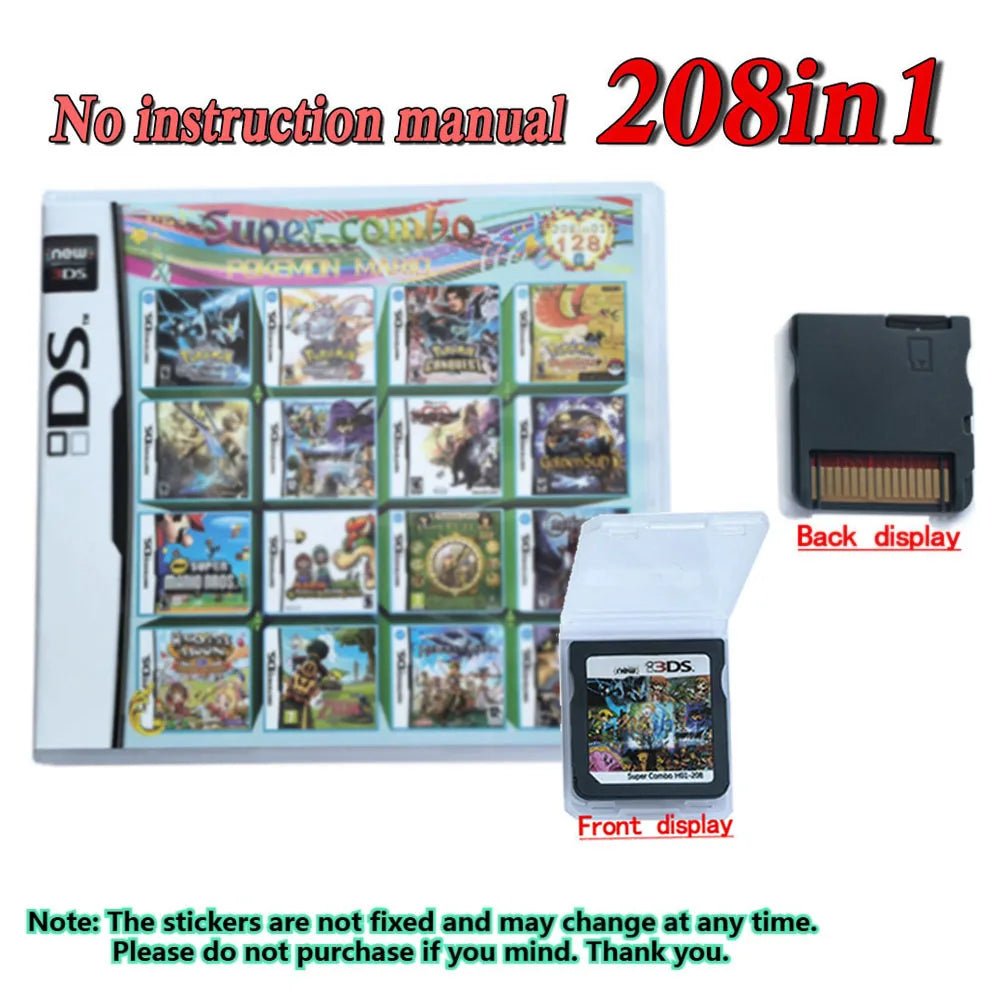 Pokemon Album 23 In 1 Video Game Cartridge Card for DS 3DS NDSI NDSLL NDSXL 3DS XL Video Game Console - Kenner House Emporium