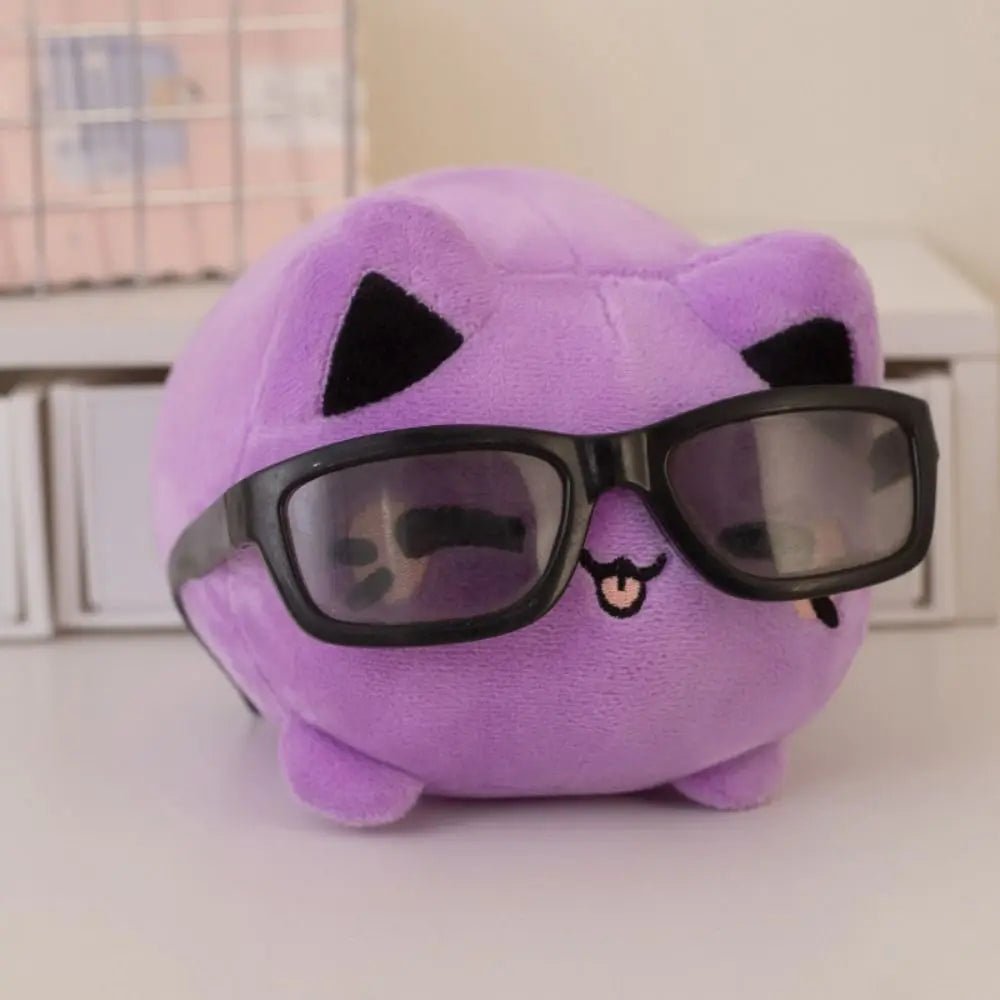 Stuffed Animals Black Cat Stuffed Cute Plushie Pink Peachy Kitten Plush Toys 20cm Cartoon Cat Soft Dolls Birthday Presents - Kenner House Emporium