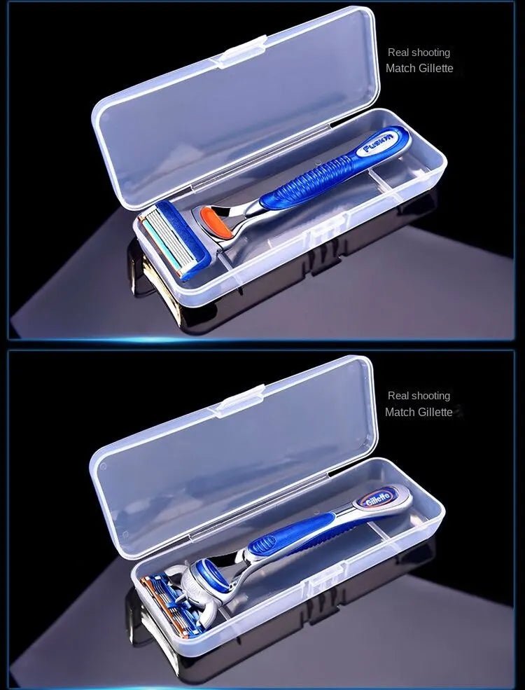 Stylish and Durable Shaving Storage Box for Men's Razors, Easy to Carry and Keep Clean and Keeps Your Shaver Well - Organized - Kenner House Emporium