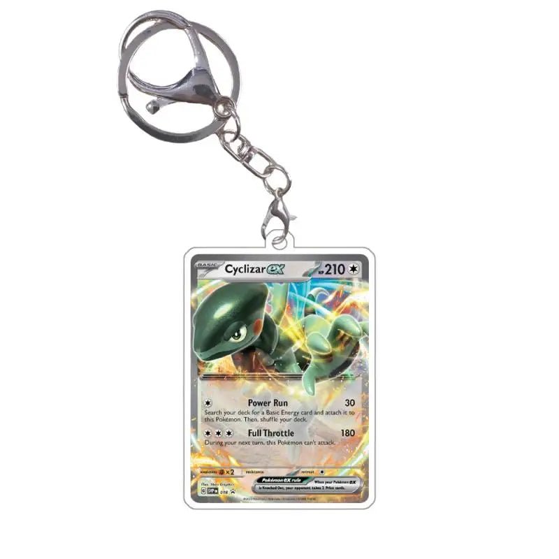 Pokemon Acrylic Small Cards Quaxly Fuecoco Sprigatito Double Sided Pendant Game Props Anime Characters Keychain Game Props Toys - Kenner House Emporium
