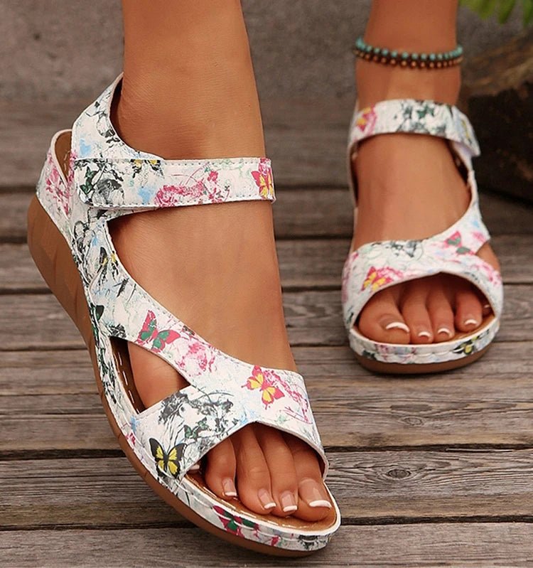 Sandals Women Summer 2026 Wedge Breathable Shoes Woman Outdoor Casual Elegant Women's Sandals Non - Slip Retro Ladies Shoes ﻿ - Kenner House Emporium