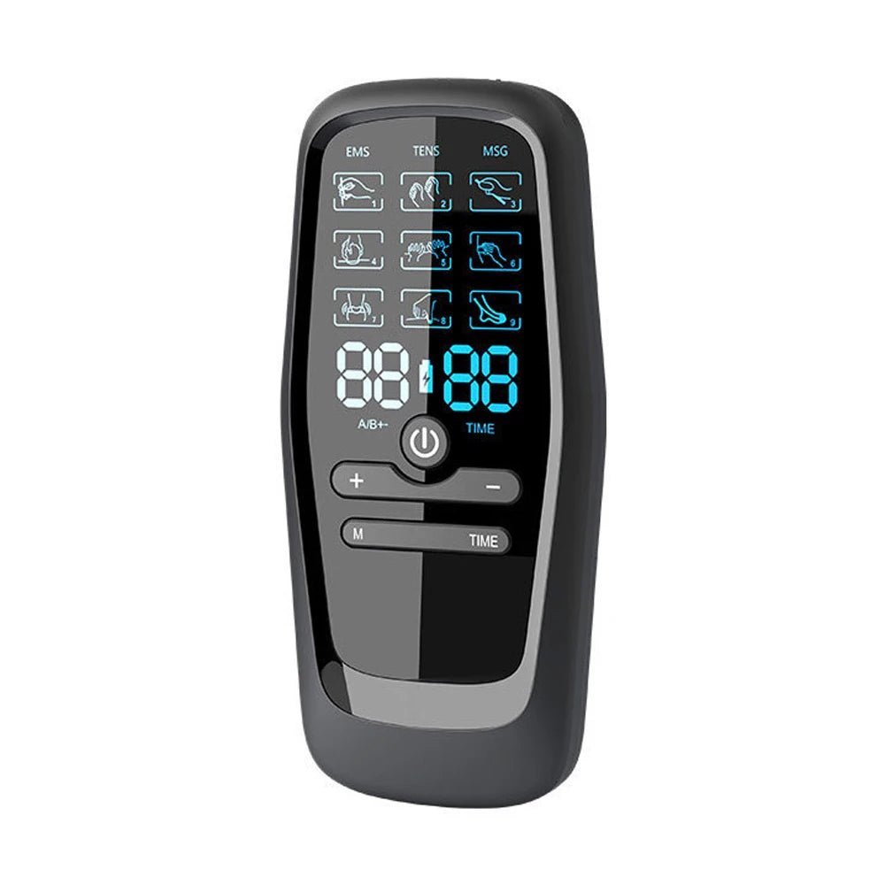Electric 9 Modes Digital Therapy Muscle Stimulator Physiotherapy Microcurrent Tens electrostimulator EMS Pulse Body Massager - Kenner House Emporium