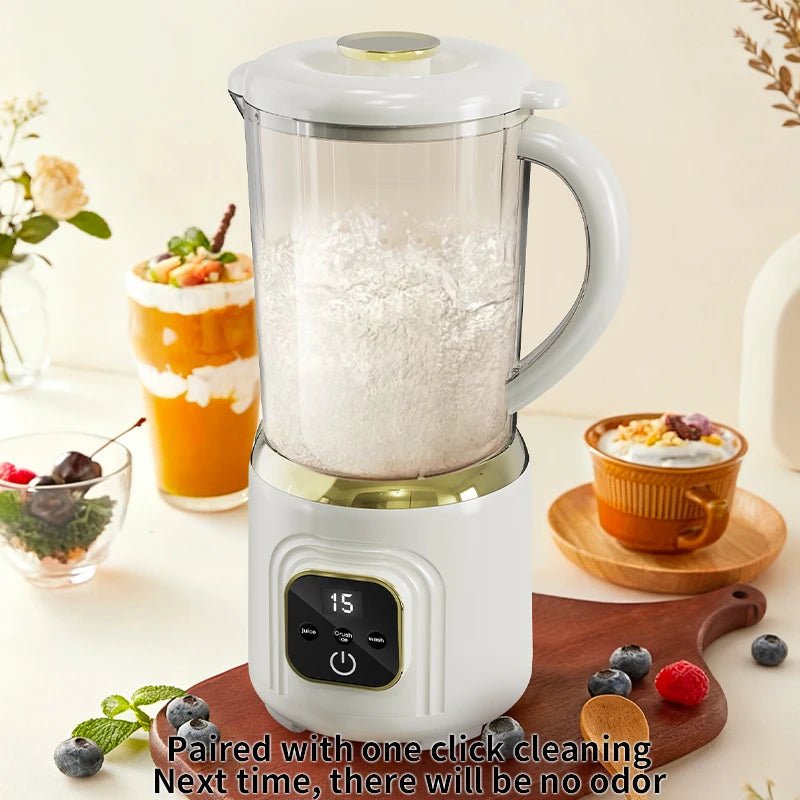 1000 ML Household Juicer Blender Dual - blade digital display juicer USB Rechargeable Ice Crusher Electric Fruit Juice Machine - Kenner House Emporium