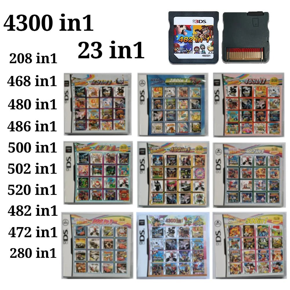 Pokemon Album 23 In 1 Video Game Cartridge Card for DS 3DS NDSI NDSLL NDSXL 3DS XL Video Game Console - Kenner House Emporium